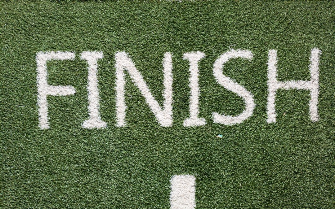 How to finish 2022 strong…