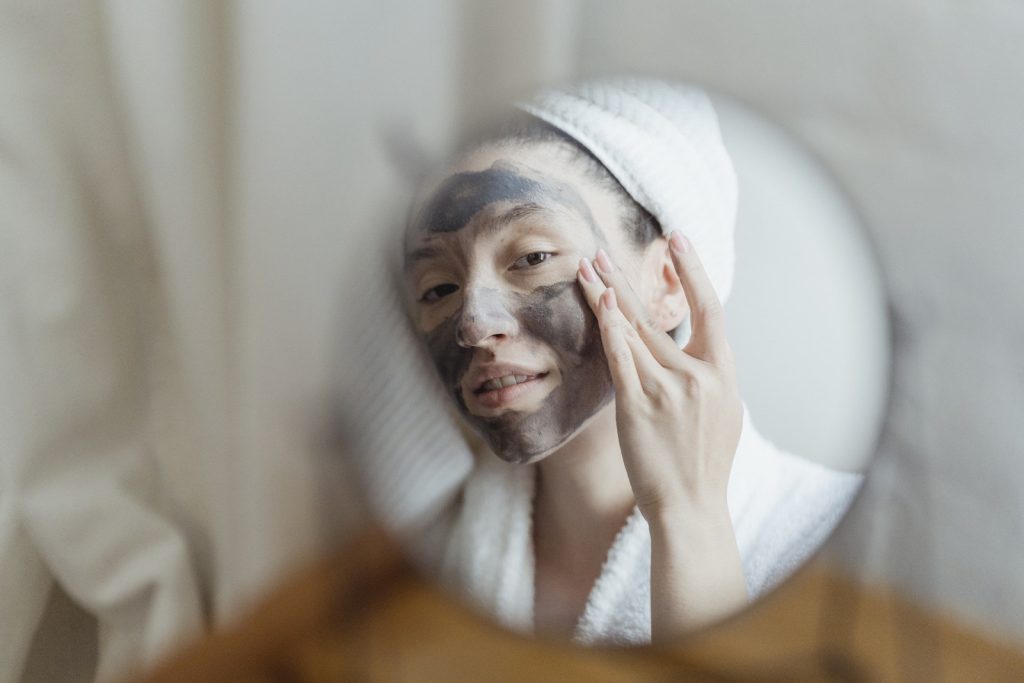 A Woman Wearing Facial Cream to look younger 